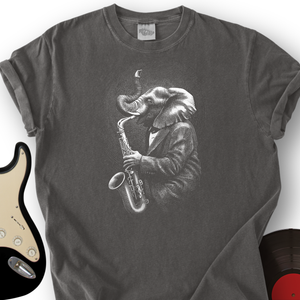 Elephant Saxophone T-Shirt