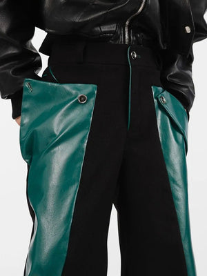 Cyberpunk Faux Leather Pants