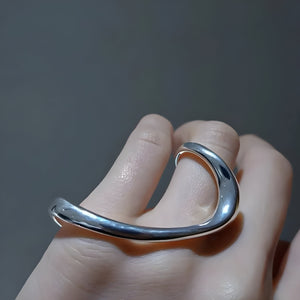 Cyberpunk Geometric Ring