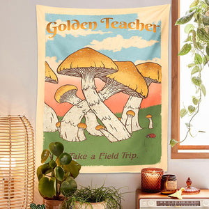 Golden Teacher Wall Tapestry ๐