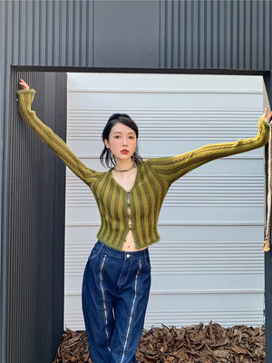 Olive Cardigan
