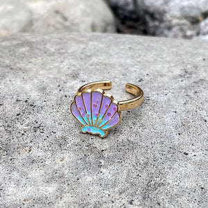 Pastel Shell Anxiety Ring ๐