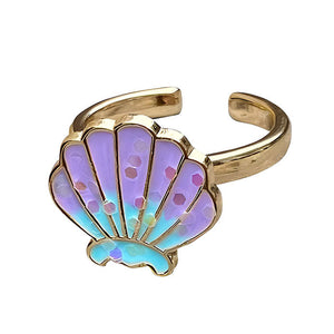 Pastel Shell Anxiety Ring ๐