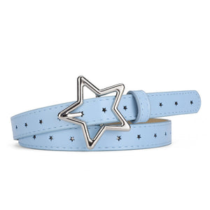 Y2K Pastel Star Buckle Belt