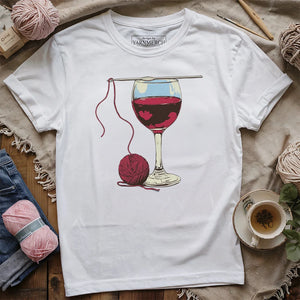 Wine And Yarn T-shirt