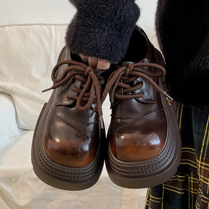 Teen Craft Platform Oxford Boots