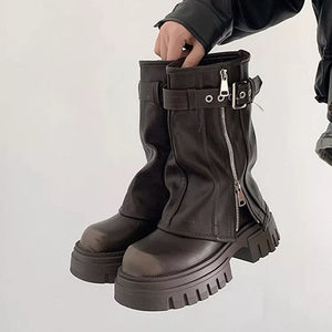 Forbidden Girlfriend Chunky Boots