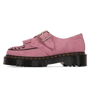 Self Made Fringe Suede Loafers