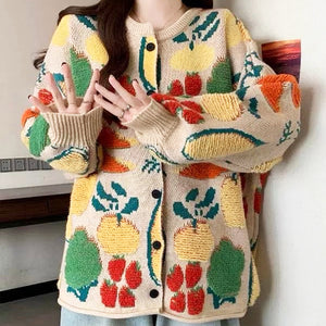Farmers Market Aesthetic Cardigan