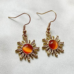 Golden Hour Sun Earrings