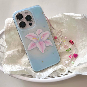 Pastel Tropical Flower iPhone Case