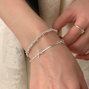 Coquette Aesthetic Bows Bracelet