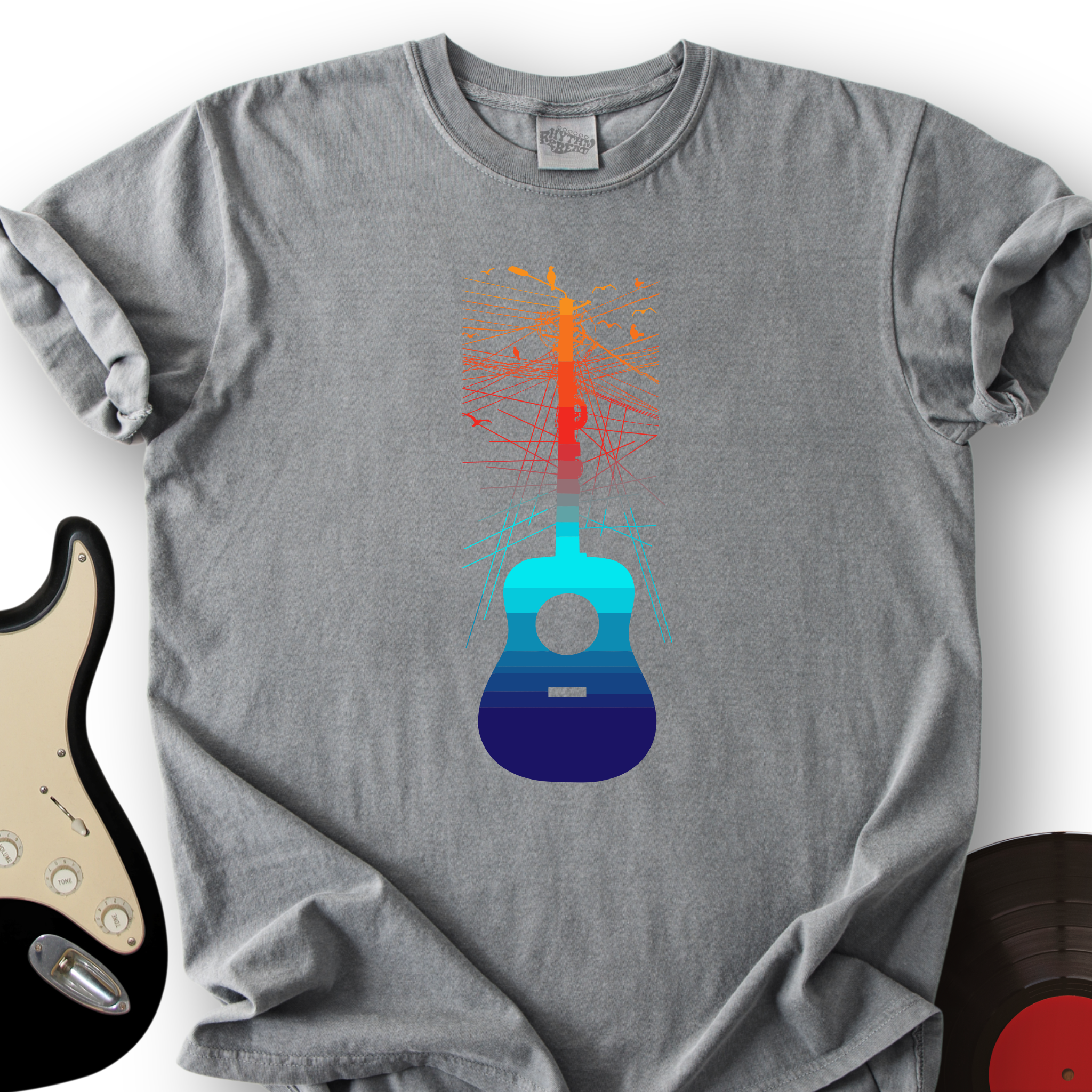 Birds On A Guitar T-Shirt