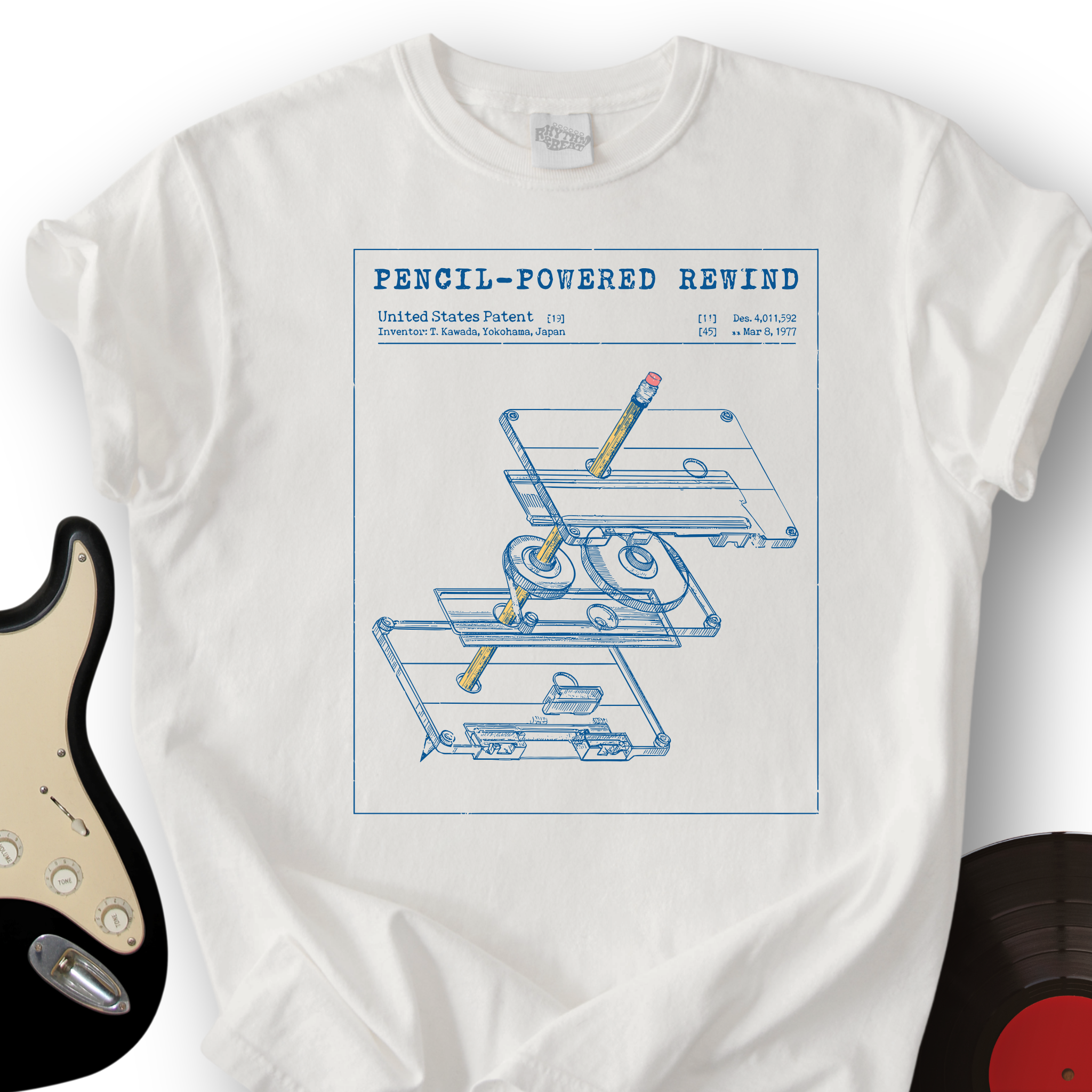 Cassette Rewind Diagram T-Shirt