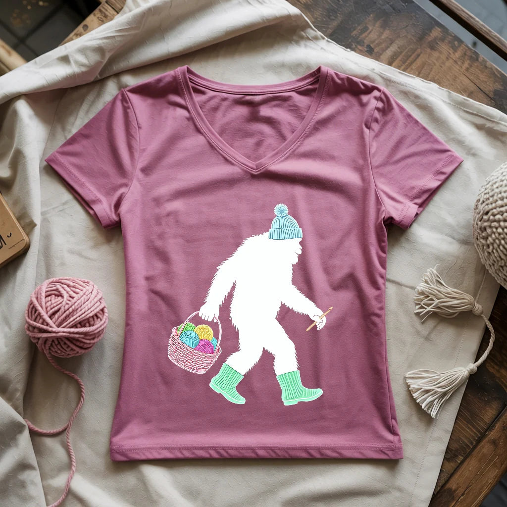 Bigfoot Lady V-neck