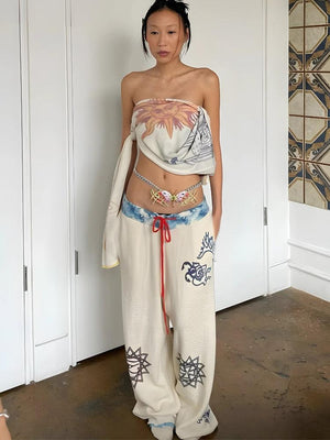 Boho Wide Leg Pants