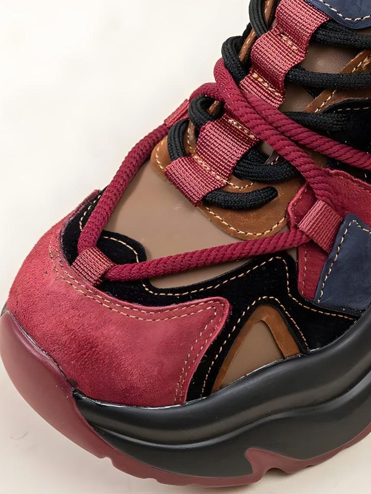 Color Block Platform Sneakers