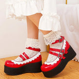 Coquette Platform Mary Jane Shoes