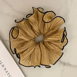 Crinkle Chiffon Scrunchies
