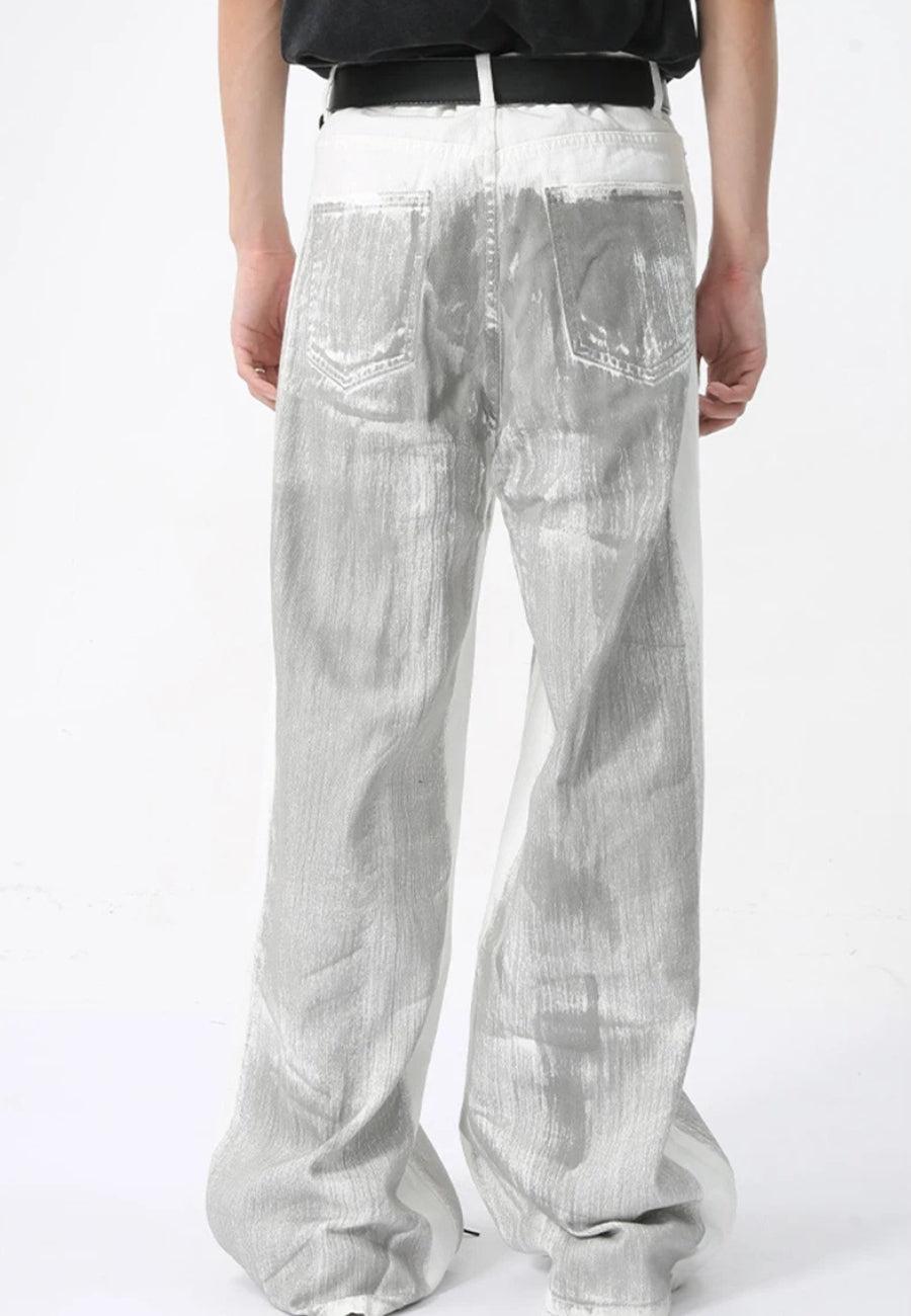 Cyberpunk Silver Pants