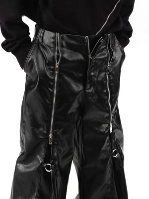 Cyberpunk Zip-Up Parachute Pants