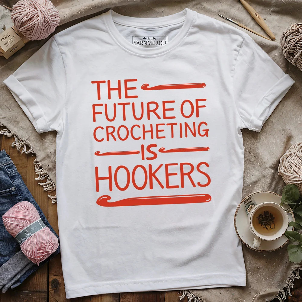 Future Of Crocheting T-shirt