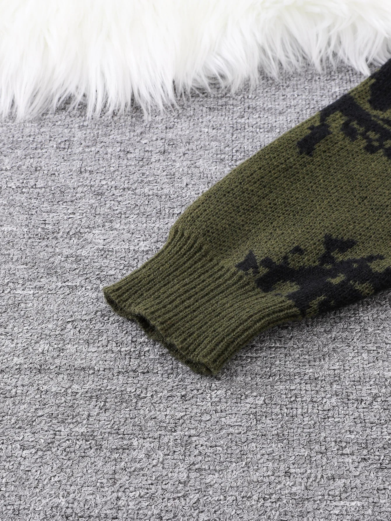 Grunge Eye Pattern Sweater