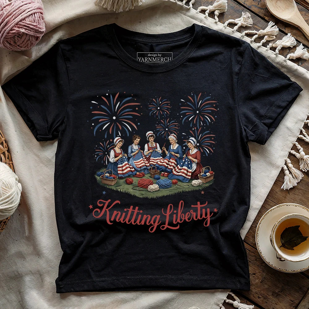 Knitting Liberty T-shirt