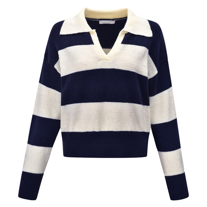 Old Money Striped Pullover