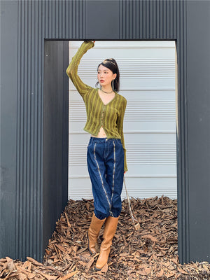 Olive Cardigan