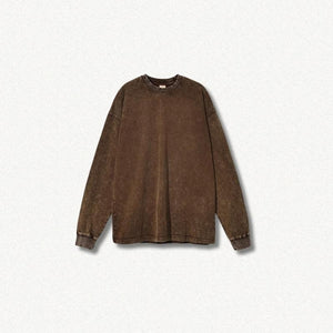 Oversized Washed Basic Tee
