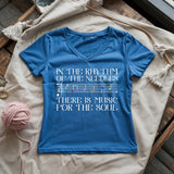 Rhythm Of The Needles Lady V-neck