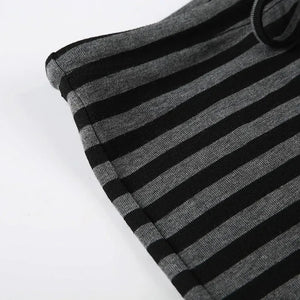 Striped Flare Sweatpants