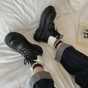 Warm Sheepskin Ankle Boots