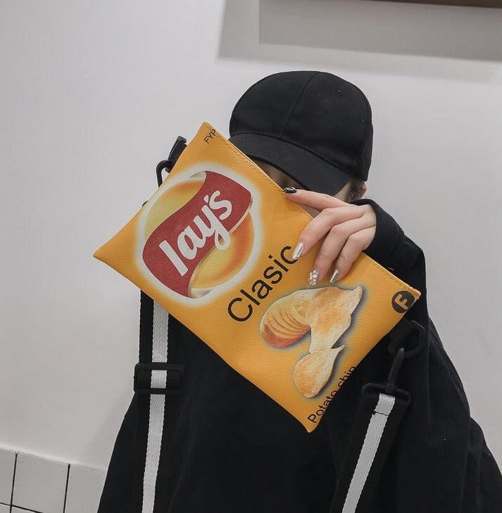 Weirdcore Chips Crossbody Bag