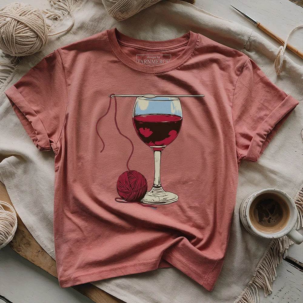 Wine And Yarn T-shirt