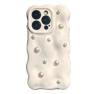 French Girl Pearl iPhone Case
