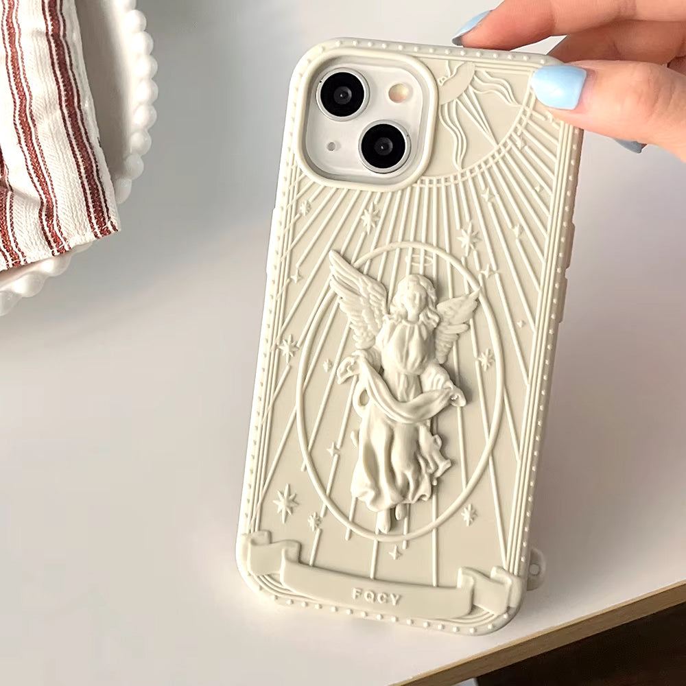 Angel Statue iPhone Case