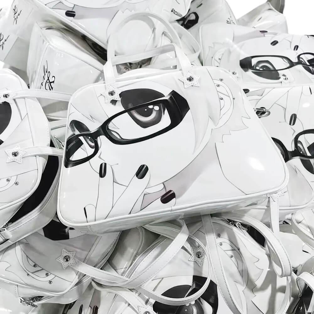 Anime Girl Print Y2K Handbag