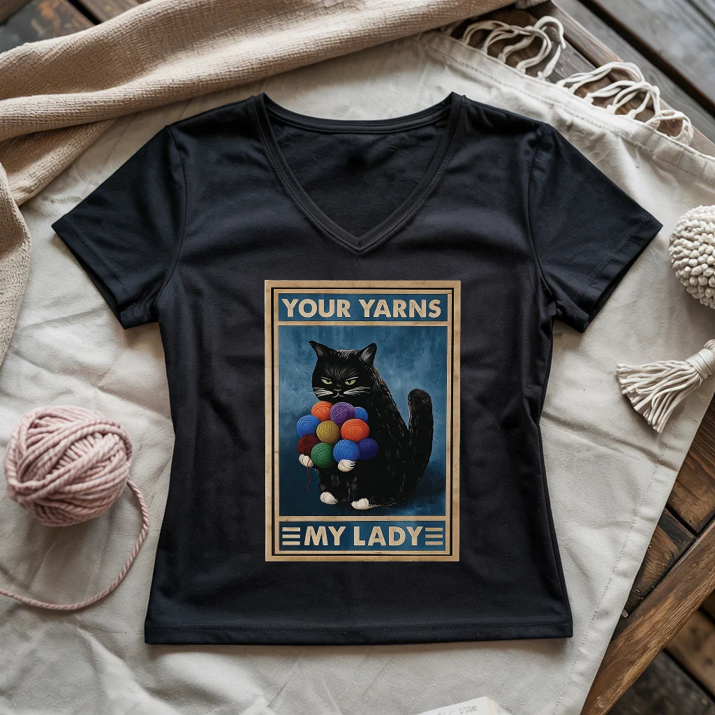 Your Yarn My Lady Lady V-neck