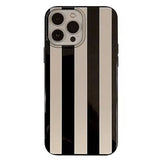 Black & White Striped iPhone Case