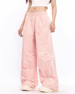 Blokette Side Stripe Wide-Leg Trousers