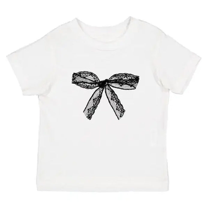 Coquette Bow Graphic Crop Top