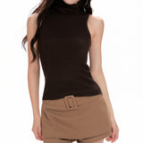 Warm Vibes Brown Knit Top