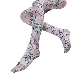 Butterfly Print Tights