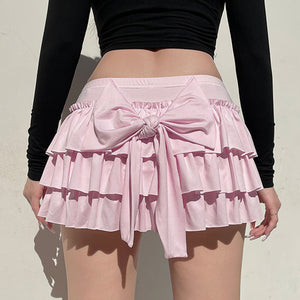 Coquette Ruffled Mini Skort