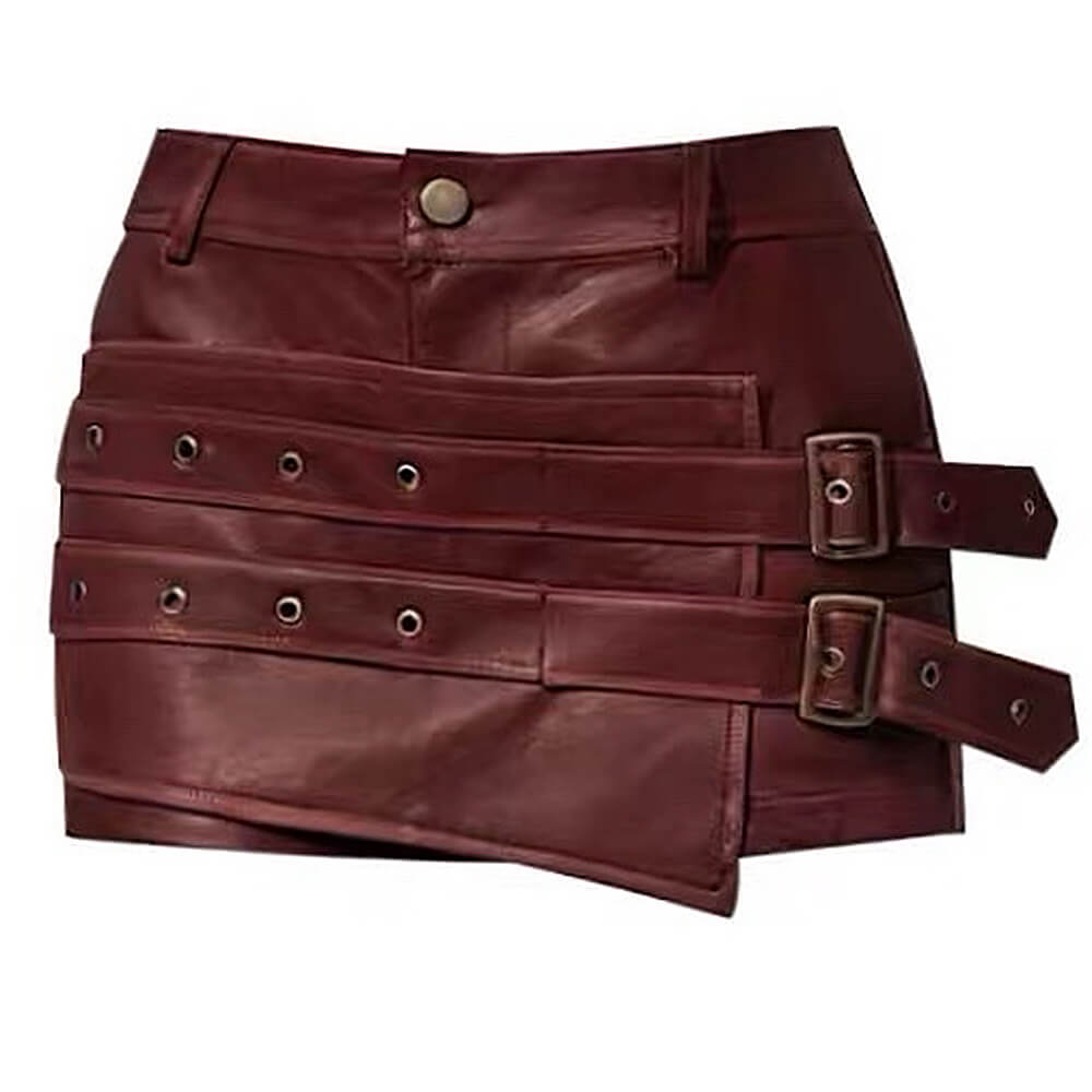 Rule Breakers Leather Micro Skirt