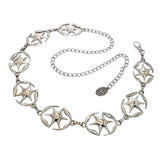 Downtown Girl Star Chain Belt