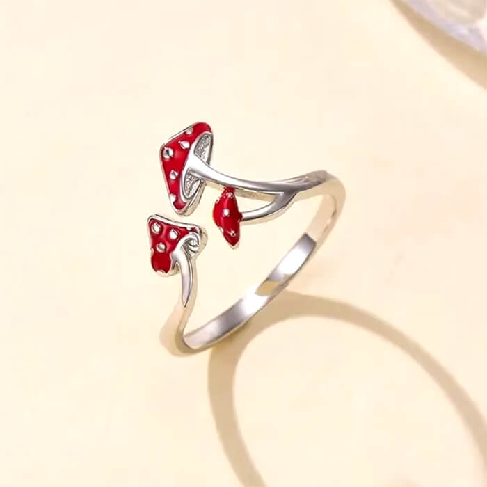 Fairy Aesthetic Mushroom Ring