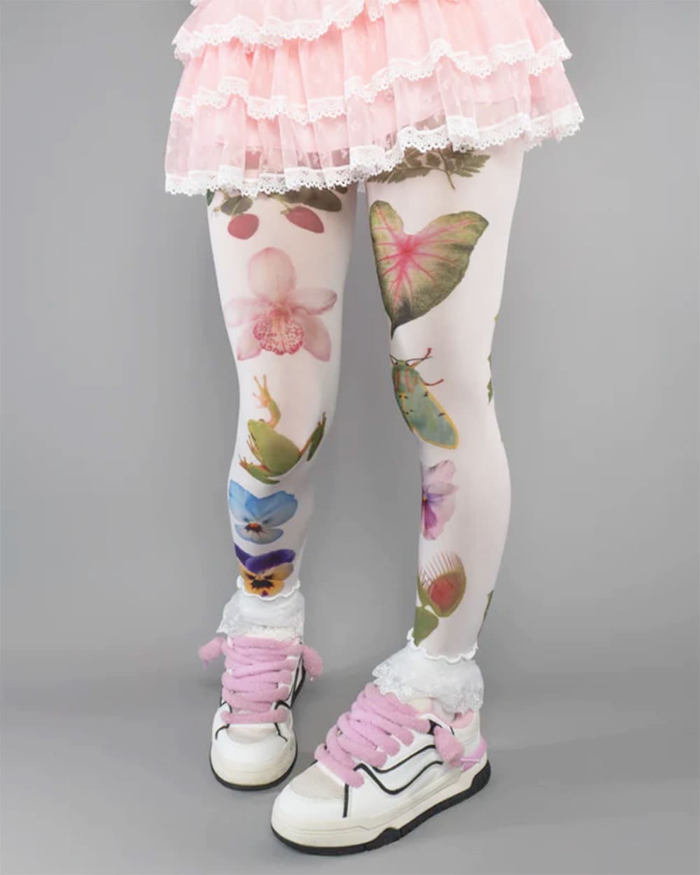 Fairycore Aesthetic Patterned Tights